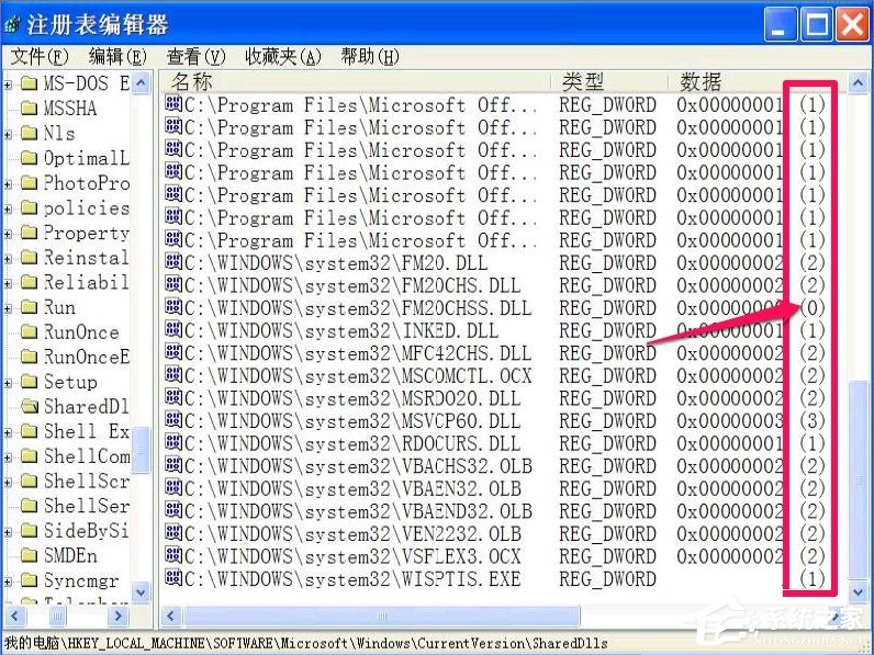WindowsXP冗余Dll清理的方法