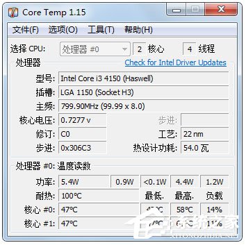 CPU温度检测软件有哪些？
