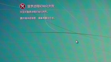 win7 登录进程初始化失败