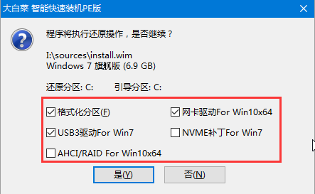 大白菜U盘重装win7系统方法教程