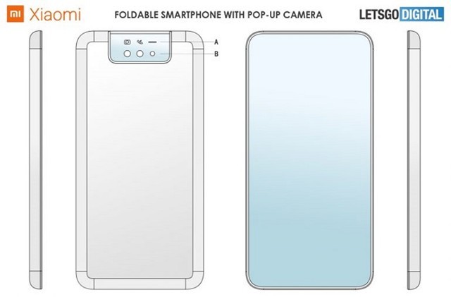 小米新翻盖式折叠手机专利曝光 配弹出摄像头 