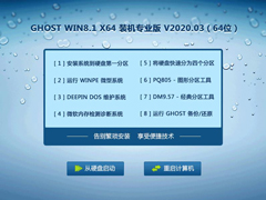 GHOST WIN8.1 X64 装机专业版 V2020.04 (64位)